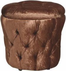 Lakdi Fabric Pouf