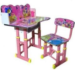 Lakdi Princess Study Kids Desk & Chair Set By Lakdi The Furniture Company Engineered Wood Desk Chair