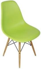 Lakdi Solid Wood Dining Chair Light Green Solid Wood Dining Chair