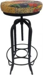 Lalji Handicrafts Fabric Bar Stool