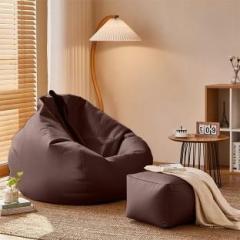 Lazzy XXXL Lazzo Sack with footrest Teardrop Bean Bag With Bean Filling