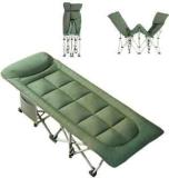 Litenyx Folding Camping Sleeping Bed Adjustable Folding Bed Single Outdoor Bed Metal Single NA Bed