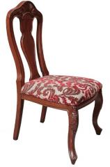 LocVille Charmville Wooden Chair in Teak finish