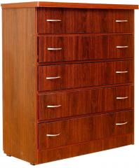 LocVille Collins Chest Of Drawers in Teak finish