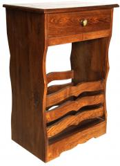 LocVille Decarve Book Shelve in Teak finish