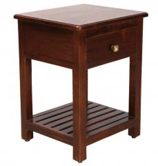 LocVille Okhra Side Table in Mahogany finish