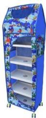 Looknsnap 6 Shelves Multipurpose PVC Collapsible Wardrobe