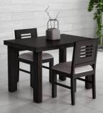 Loonart Solid Sheesham Wood Two Seater Dining Set For Dining Room, Caf . Solid Wood 2 Seater Dining Set