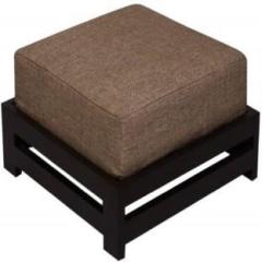 Loonart Solid Wood Cube Ottoman