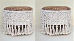 Macrame World Fabric Standard Ottoman