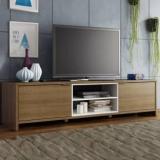 Madesa 186cm Width, Modern Engineered Wood TV Entertainment Unit