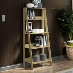 Madesa Ladder Shelf Engineered Wood Open Book Shelf