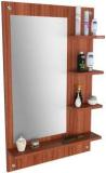 Madhuran Engineered Balleza Without Hook Wood Dressing Mirror, Wall Mount Vanity Mirror Engineered Wood Dressing Table