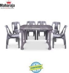 Maharaja Bahubali Dining set for Outdoor & Indoor | Plastic 6 Seater Dining Set