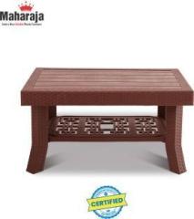 Maharaja Polo Plastic Coffee Table Metallic Brown Plastic Coffee Table