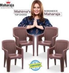 Maharaja Safari 111 for Home, Office | Comfortable | ArmRest | Bearing Capacity upto 200Kg Plastic Outdoor Chair