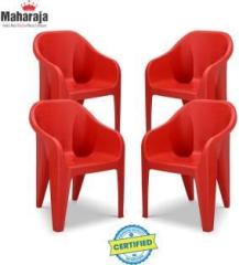 Maharaja Sigma for Home, Office | Comfortable | Arm Rest | Bearing Capacity up to 200 Kg Plastic Outdoor Chair