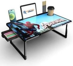 Makd MULTIPURPOSE FOLDABLE WITH PEN, CUP HOLDER, STUDY & LAPTOP TABLE Solid Wood Study Table