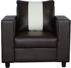 Master Kraft Pacific 1 seater In Leatherite Coffee Leatherette 1 Seater Sofa