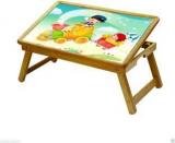 Mayumi Multipurpose Foldable Study Table / Kids Activity Table / Laptop Table With An ELEGANT CARTOON PRINT 3 Solid Wood Activity Table