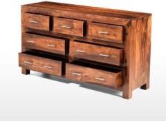 Mehai Craft & Design Chest of Drawers Rack | Wooden Chest Drawers | Sideboards for Living Room Solid Wood Free Standing Cabinet