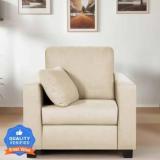 Mintwud From Pepperfry Bingo Fabric 1 Seater Sofa