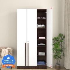 Mintwud From Pepperfry Kenzou Engineered Wood 3 Door Wardrobe