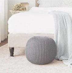 Mitu Creations Natural Fiber Pouf