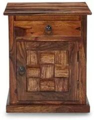 Mmr Furniture Sheesham Wood Bedside End Table with Storage for Living Room Solid Wood Side Table