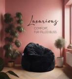 Mollismoons XXXL Luxury bean bags fur for adults Bean Bag Sofa With Bean Filling