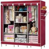 Ms Modstyle 6+2 Shelves 3 door 88130 PP Collapsible Wardrobe