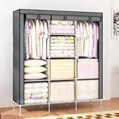 Ms Modstyle 6+2 Shelves 3 door 88138 PP Collapsible Wardrobe