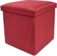 Ms Modstyle Portable & Foldable Storage Stool for Living Room Polyester, Weight Capacity 100 KG Living & Bedroom Stool