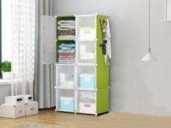 Mt Hub Plastic 8 Door Wardrobe