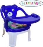 My Little Town Kids Feeding Chair & Table Blue Plastic Chair