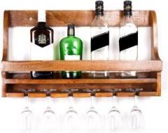 Naayaab Craft Wooden Bottle Rack