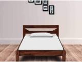 Navya Handicraft Sheesham Wood Platform Single Bed Without Storage For Bedroom/Kids Room. Solid Wood Single Bed