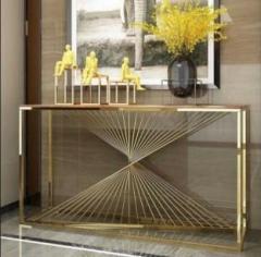 Nb Creation Beautiful Luxury Console table_28x15x38 Metal Coffee Table