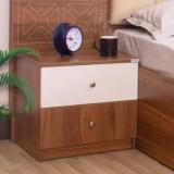 Neudot PETRA BST Set of 2 Engineered Wood Bedside Table