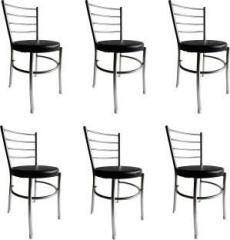 New Goyal Furniture Made In Steel Dining Chair for Home Hotel Restaurant Leatherette Dining Chair