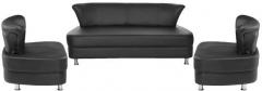 Nilkamal Almond Sofa Set in Black Colour