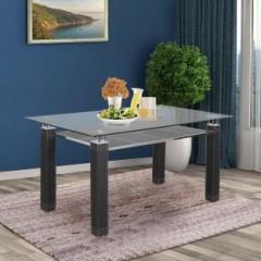 Nilkamal Aquila Glass 6 Seater Dining Table