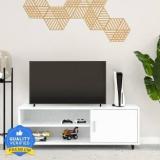 Nilkamal Cora Sliding Door With 3 Shelves Engineered Wood TV Entertainment Unit