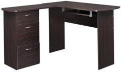 Nilkamal Croma Executive Office Table in Black & Walnut Colour