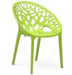 Nilkamal Crystal Polypropylene Chair in Lime Green Colour