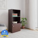 Nilkamal Engineered Wood Semi Open Book Shelf