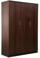 Nilkamal Florence Three Door Wardrobe in Wenge & Walnut Colour