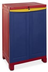 Nilkamal Freedom Small Cabinet in Red & Blue Colour