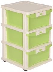 Nilkamal Kids Chester 23 in Cream and Pastel Green Colour