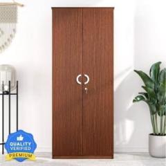 Nilkamal Massif 2 Shelves and 1 Hanging Rod Engineered Wood 2 Door Wardrobe